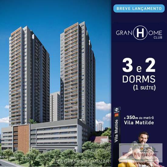 GranDiálogo Vila Matilde - 2 e 3 dorms, 1 suíte - 70 a 88m²